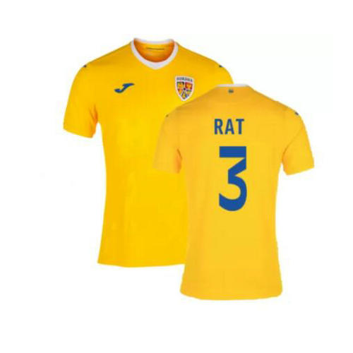 rumania domicile maillots de foot 2021-2022 rat 3 homme
