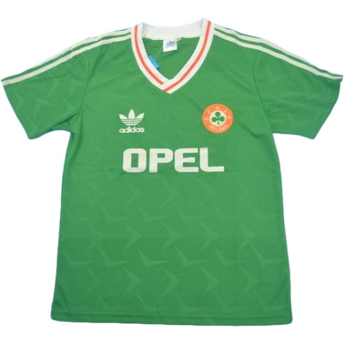 république d'irlande domicile maillots de foot 1990-1992 vert homme