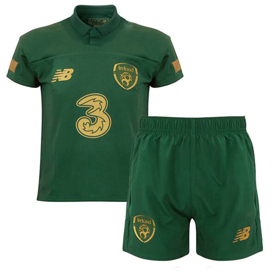 république d'irlande domicile maillots de foot 2020-2021 vert enfants