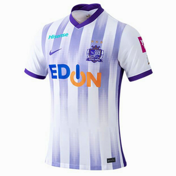 sanfrecce hiroshima exterieur maillots de foot 2021 2022 thaïlande blanc homme