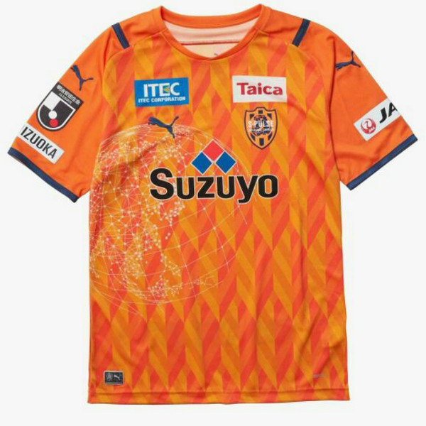 shimize s-pulse domicile maillots de foot 2021 2022 thaïlande orange homme