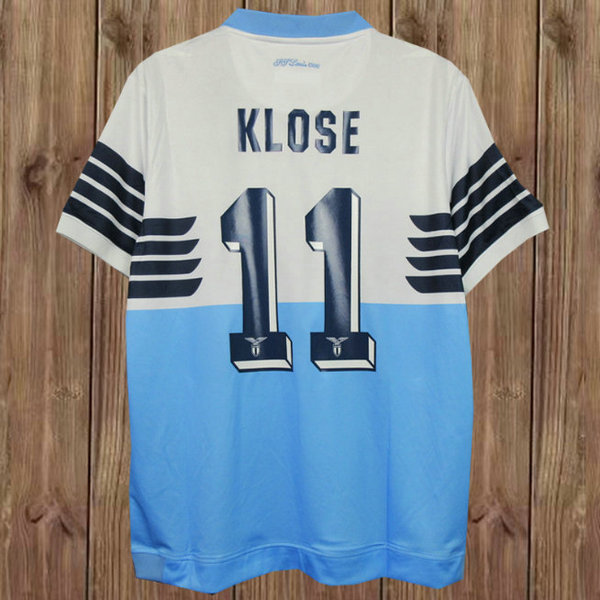 ss lazio fourth maillots de foot 2014-2015 klose 11 blanc homme