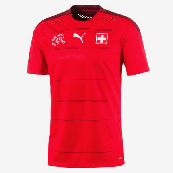 suisse domicile maillots de foot 2020 rouge homme