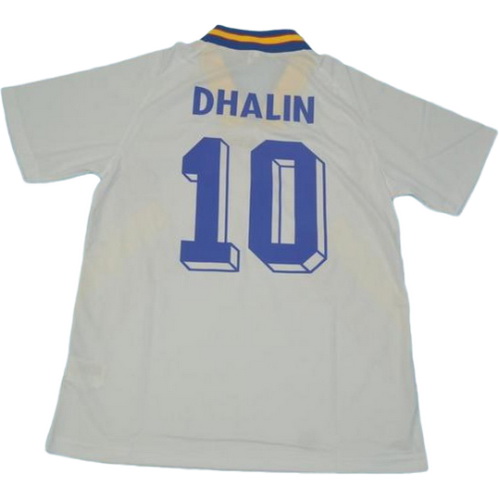 suède exterieur maillots de foot copa mundial 1994 dhalin 10 blanc homme