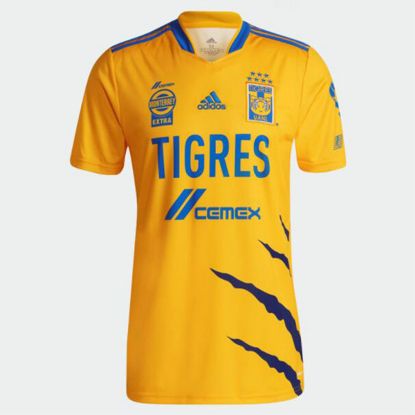 tigres uanl domicile maillots de foot 2021 2022 thaïlande jaune homme
