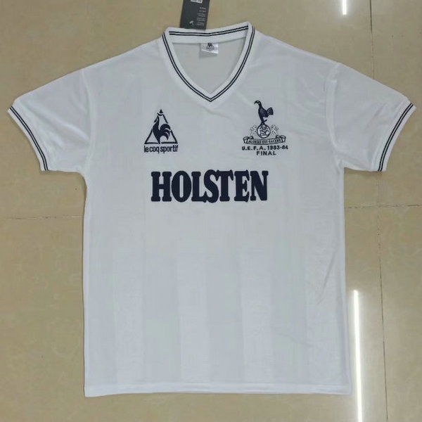 tottenham hotspur domicile maillots de foot 1983-1984 blanc homme