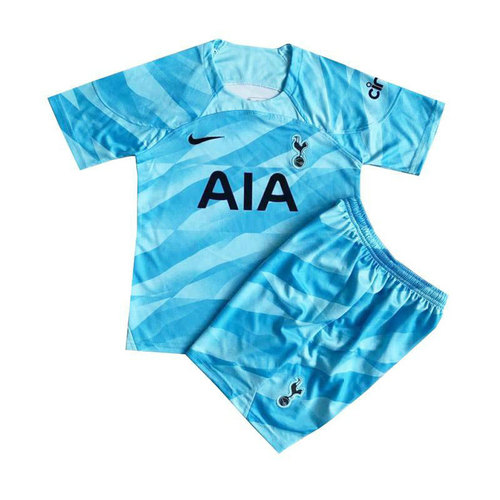 tottenham hotspur maillots de foot 2023-2024 portiere bleu enfant