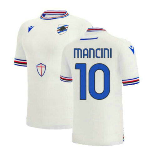 uc sampdoria exterieur maillots de foot 2022-2023 mancini 10 homme