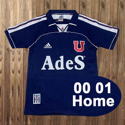 universidad de chile domicile maillots de foot 2000-2001 homme