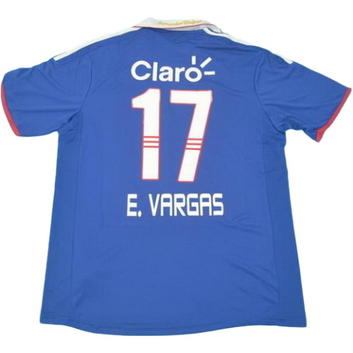 universidad de chile domicile maillots de foot 2011 e.vargas 17 bleu homme