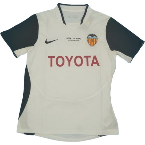 valence cf domicile maillots de foot 2003-2004 blanc homme