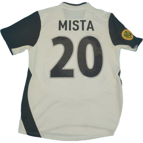 valence cf domicile maillots de foot 2003-2004 mista 20 blanc homme