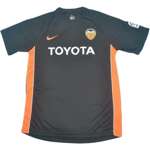 valence cf exterieur maillots de foot 2006-2007 noir homme