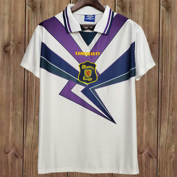 Écosse exterieur maillots de foot 1994-1996 blanc homme