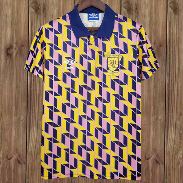 Écosse troisième maillots de foot 1988-1989 pourpre homme